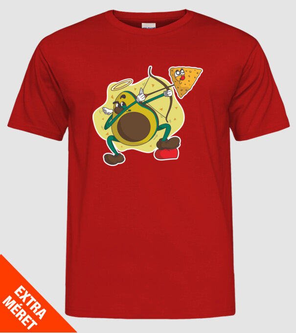 Dragoste de Avocado model roșu pe tricou