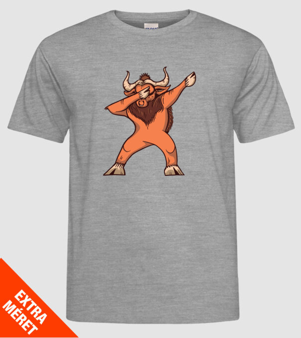 Bivol DAB model gri pe tricou