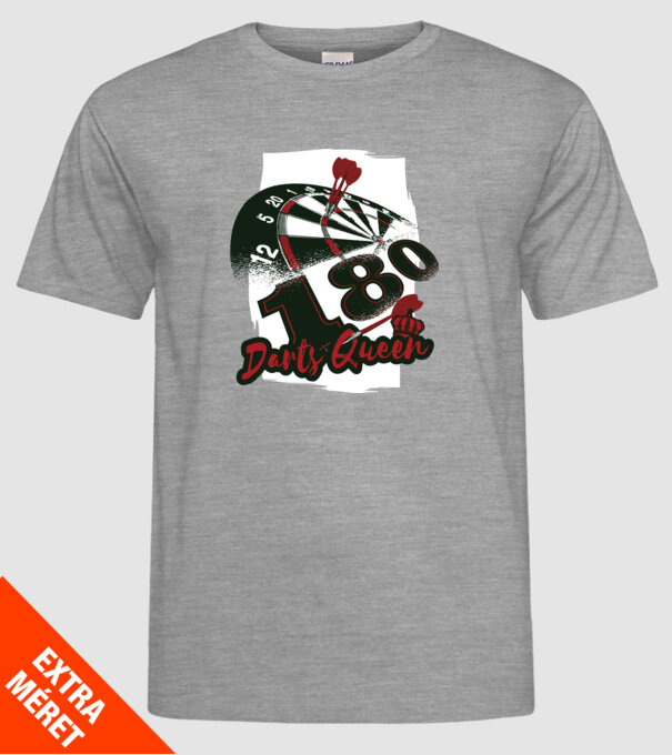 Regina Darts model gri pe tricou
