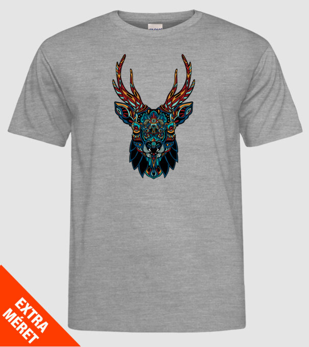 Elan model gri pe tricou