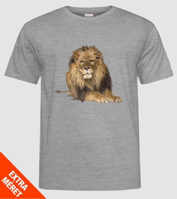lion king model gri pe tricou