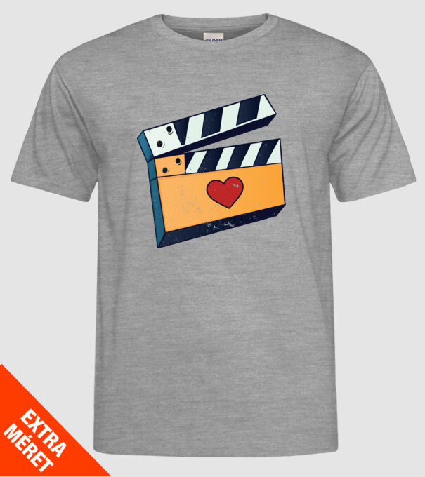 Cinema Film model gri pe tricou