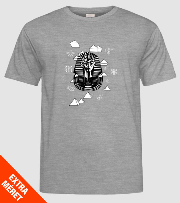 Egiptul Antic Faraon model gri pe tricou