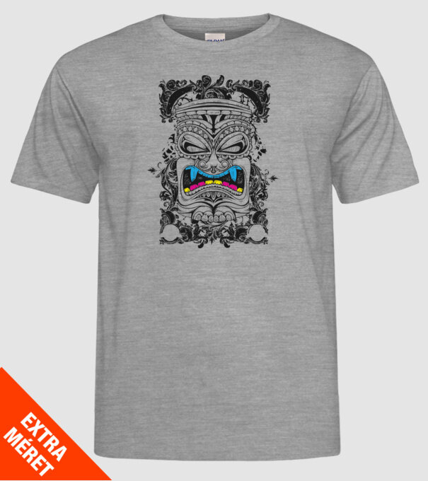 Stâlp totem antic model gri pe tricou