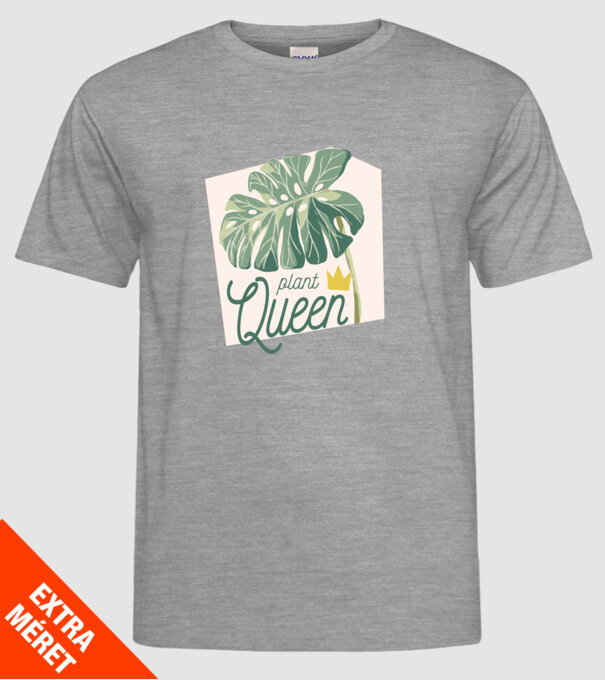 Plant Queen model gri pe tricou
