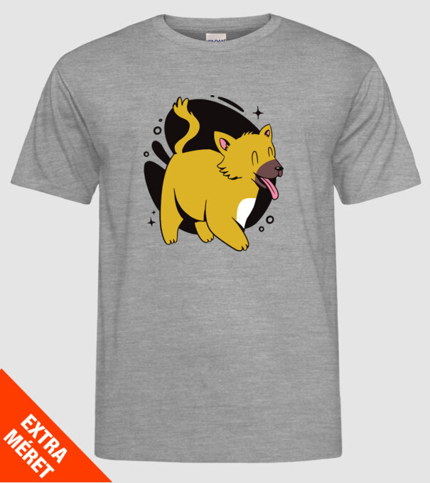 Vulpe model gri pe tricou