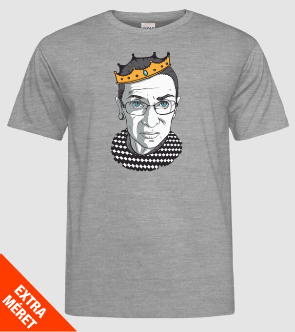Ruth Bader Ginsburg model gri pe tricou