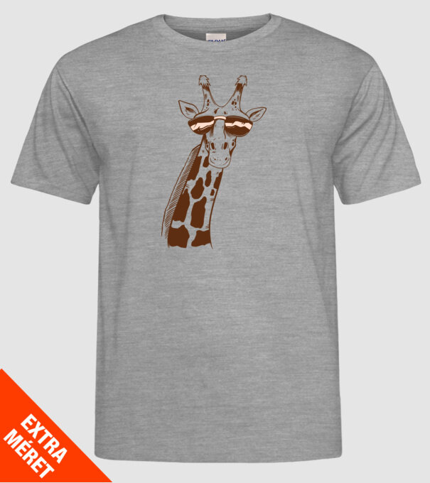 Cap Girafă model gri pe tricou