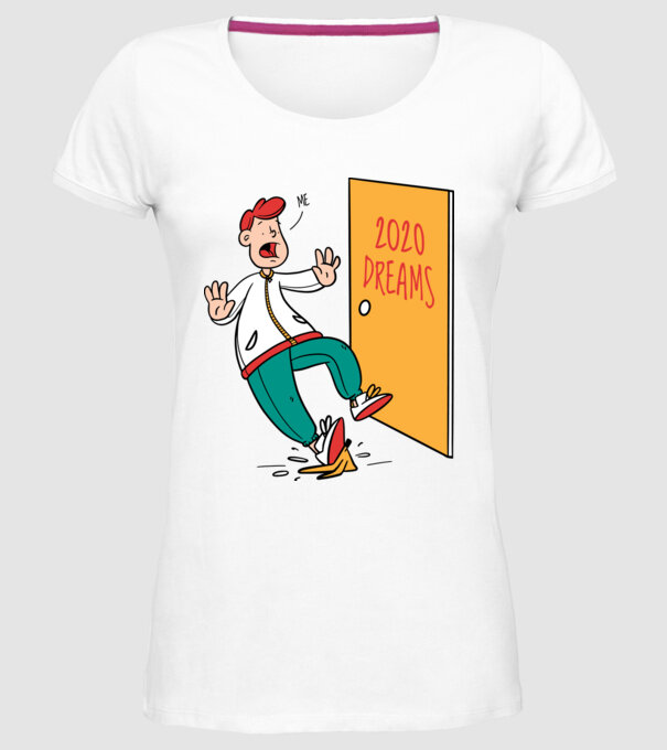 model alb pe tricou