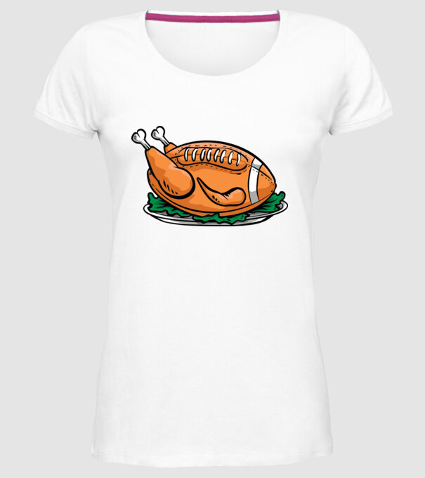 Fotbal american Curcan model alb pe tricou