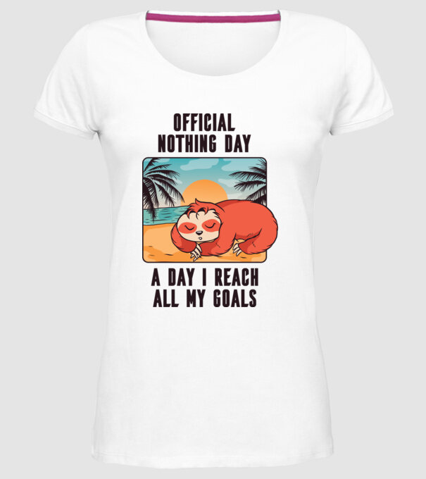 Leneș - Odihnă oficială model alb pe tricou