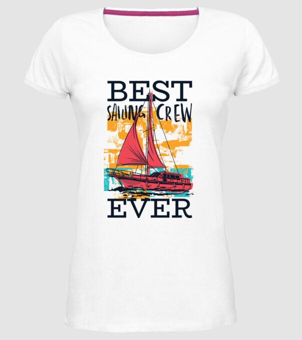 Cea mai bună echipă de navigație model alb pe tricou