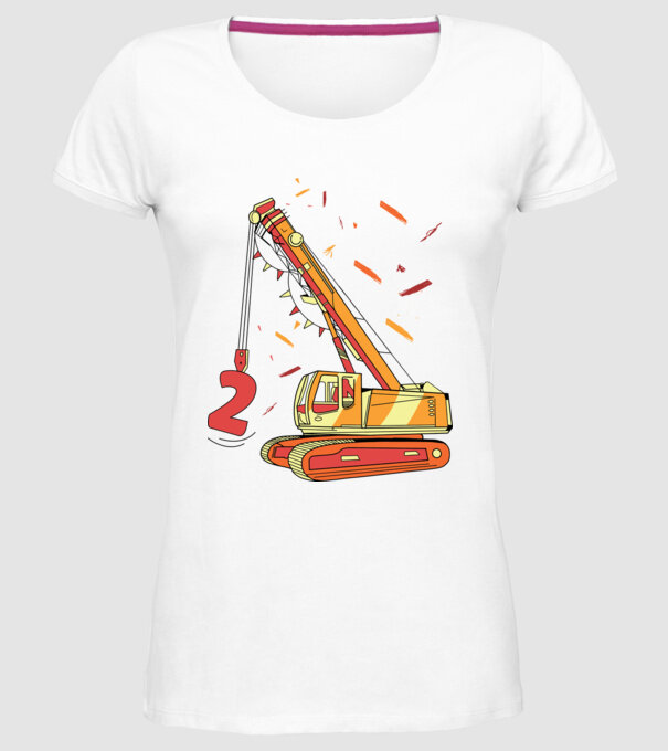 Prindere 2nd Birthday model alb pe tricou