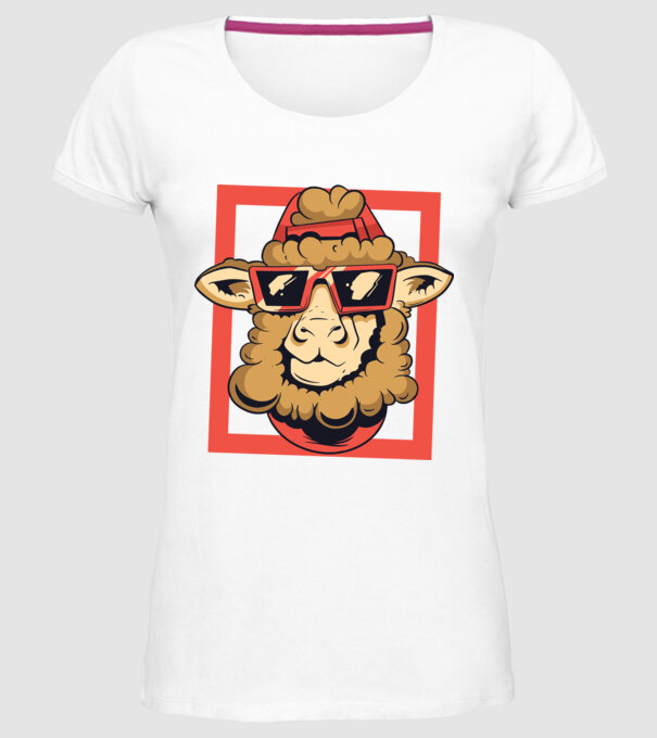 Miel cool model alb pe tricou