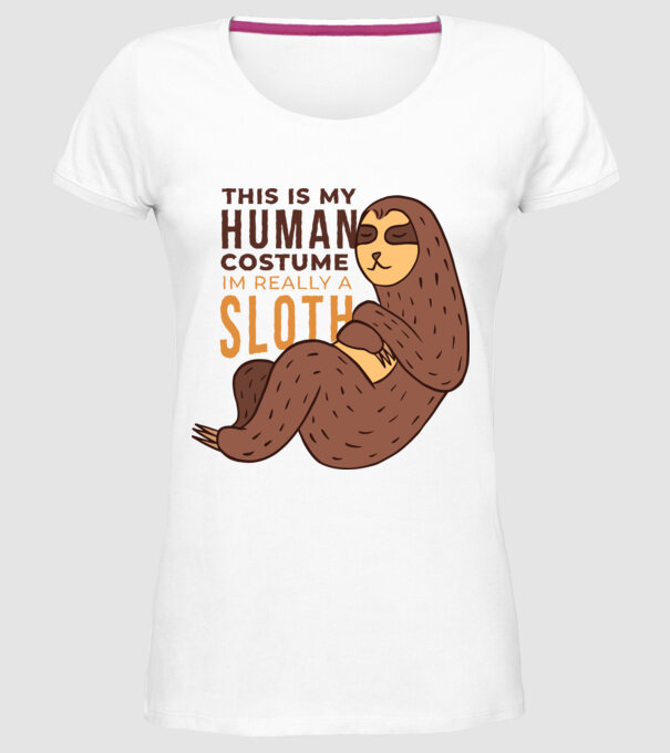De fapt, sunt Leneș model alb pe tricou