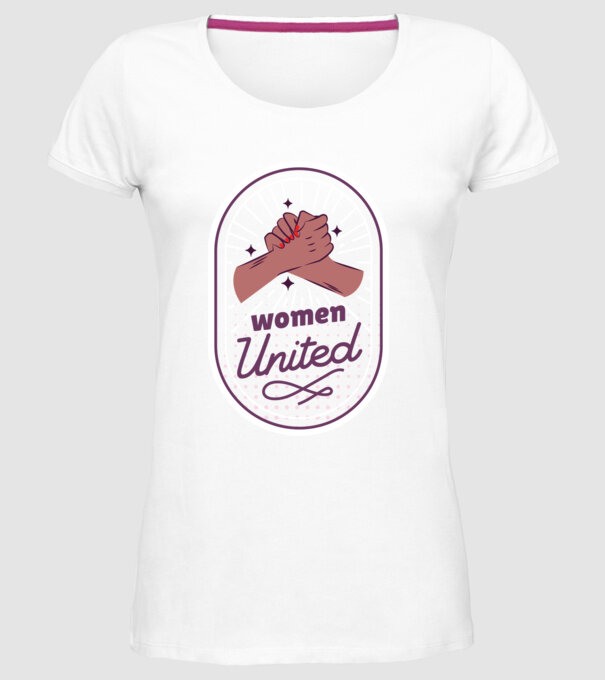 Women United Ziua femeii model alb pe tricou