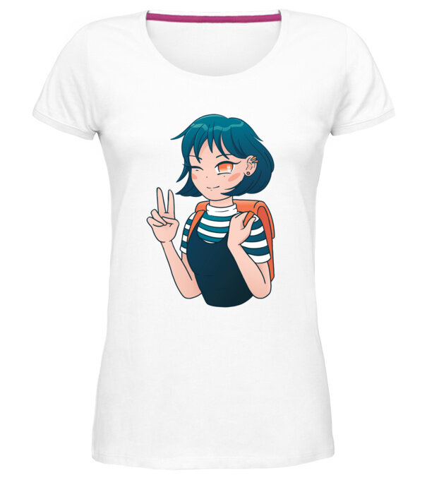  model  pe tricou