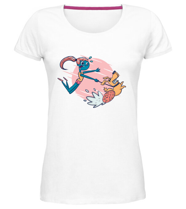  model  pe tricou
