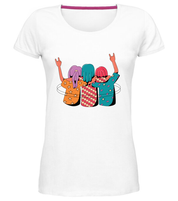  model  pe tricou
