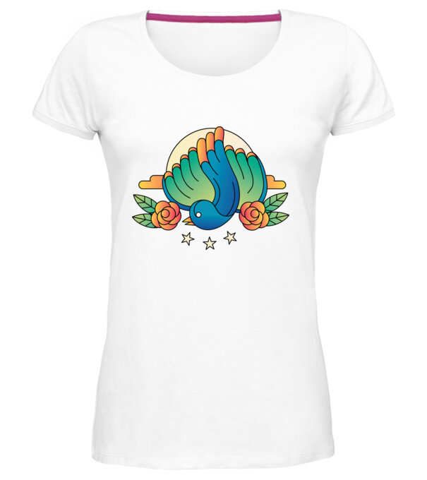  model  pe tricou