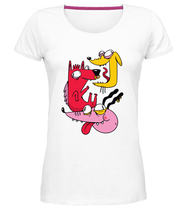  model  pe tricou