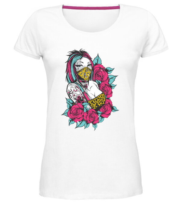  model  pe tricou
