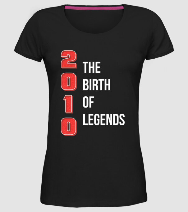 2010 the birth of legends model negru pe tricou