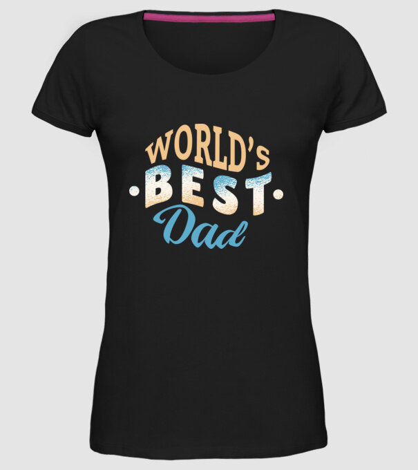 Cel mai bun Tătic din lume model negru pe tricou