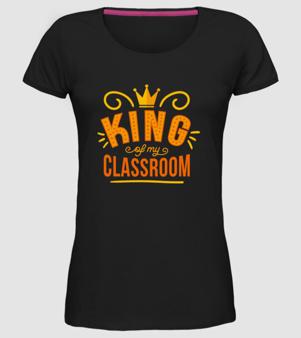 Regele clasei model negru pe tricou
