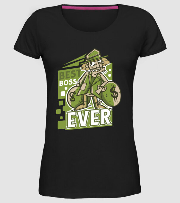Best Boss Ever - Cel mai bun șef model negru pe tricou