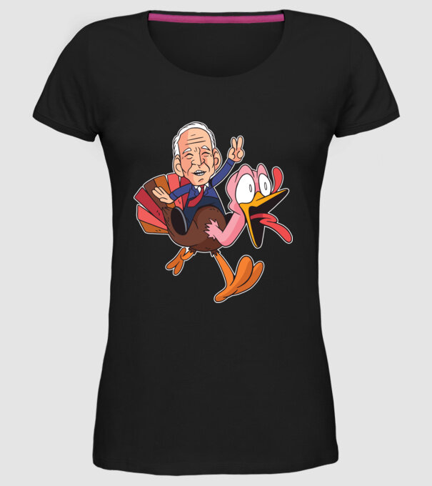 Biden Thanksgiving model negru pe tricou