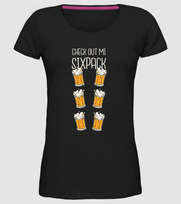 Check out my Six Pack Sörös model negru pe tricou