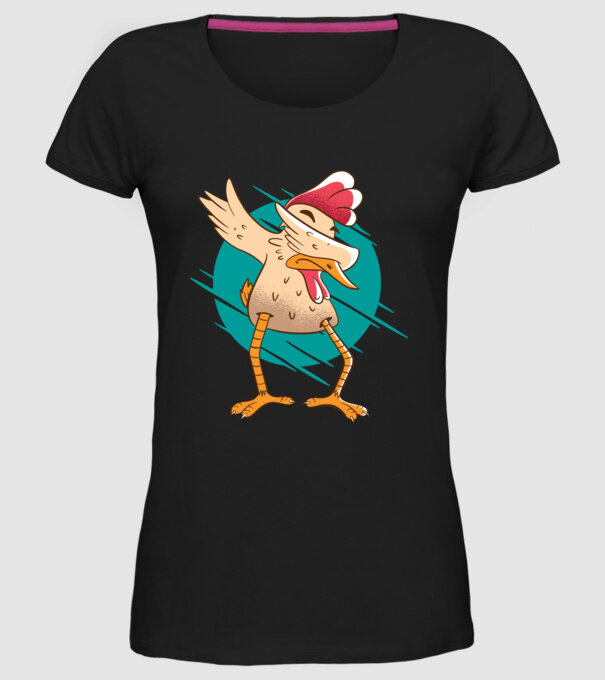 Pui DAB model negru pe tricou