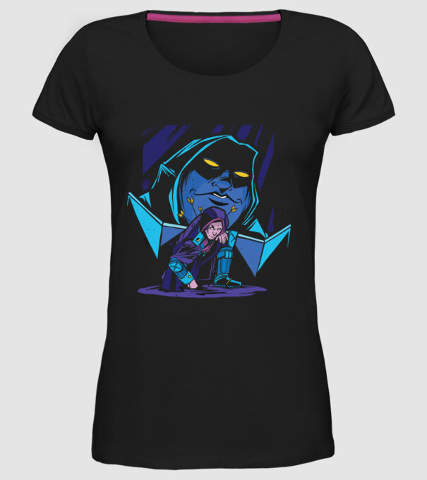 Dungeon Master model negru pe tricou