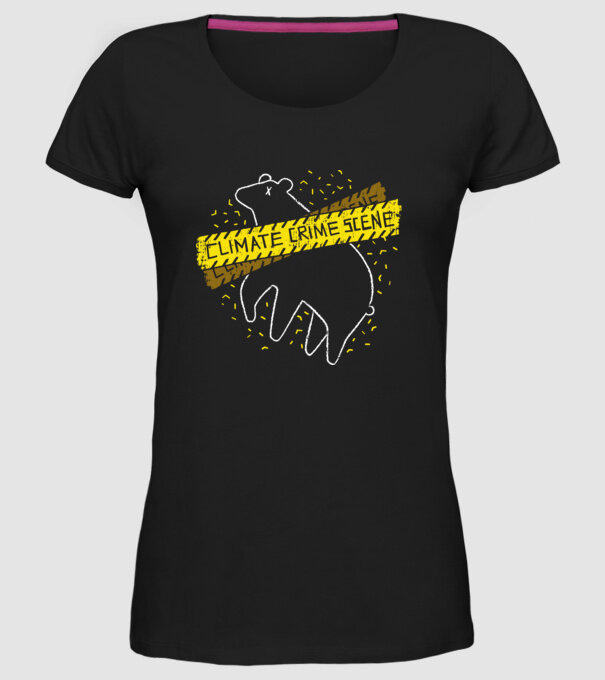Încălzire globală studiul locației model negru pe tricou