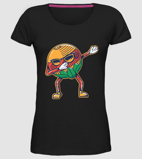 Dubă DAB cărți de joc maghiare model negru pe tricou