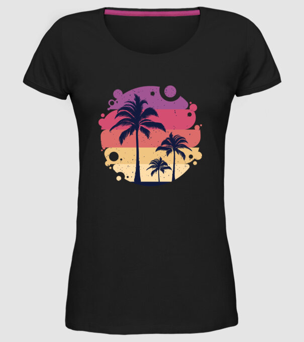 Retro Vara model negru pe tricou