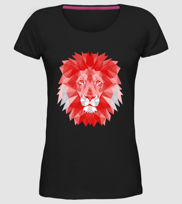 Red Lion model negru pe tricou