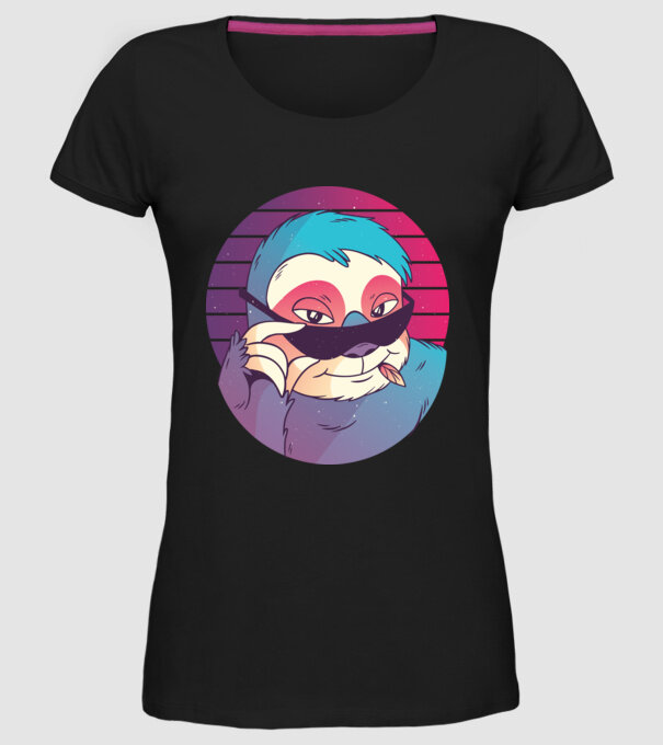 Retro Leneș model negru pe tricou