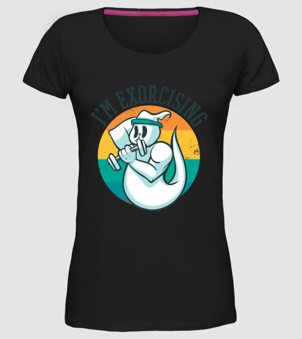 Antrenament Fantomă (Spirit?) model negru pe tricou