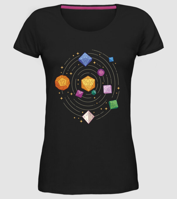 As de pică model negru pe tricou