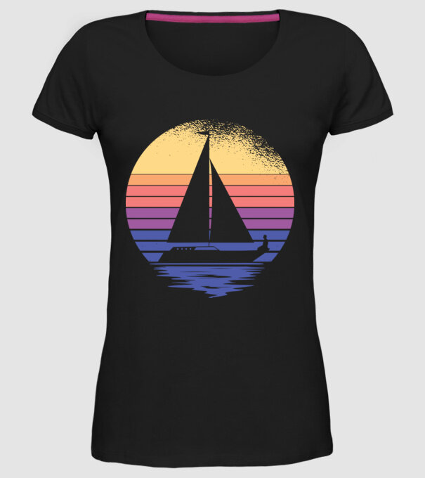 Navigație model negru pe tricou