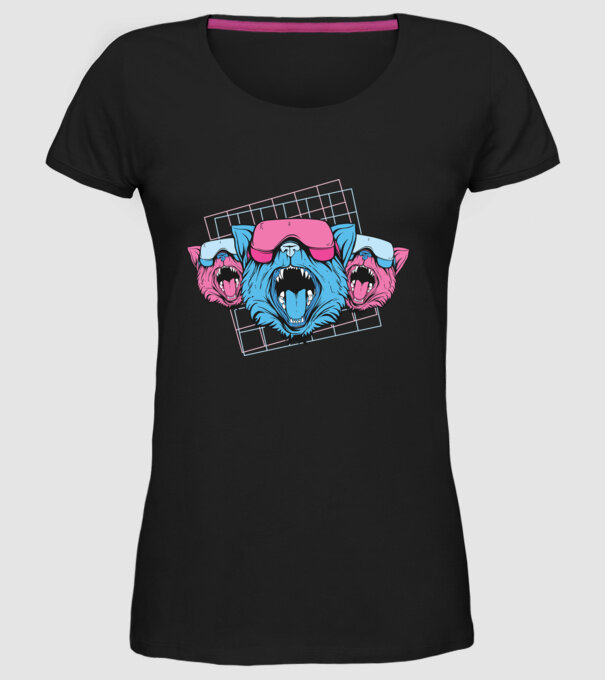 Pisicuțe VR model negru pe tricou