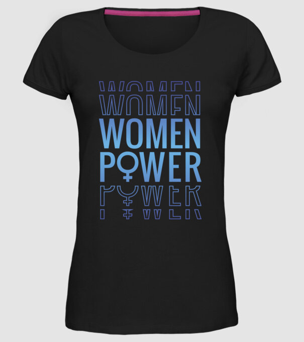 Women Power de Ziua Femeii model negru pe tricou