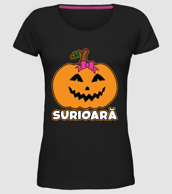 surioară model negru pe tricou