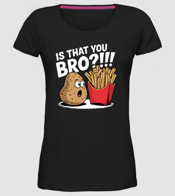 Is that you BRO?!! Negru model negru pe tricou