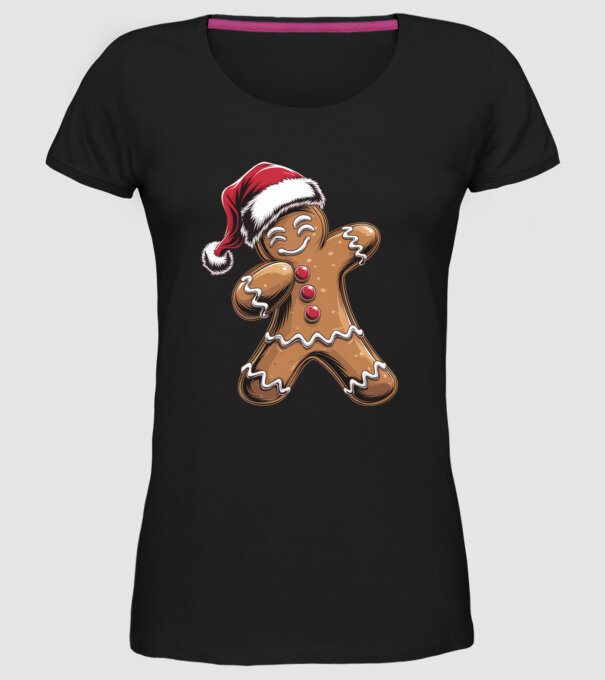Turtă dulce dab model negru pe tricou