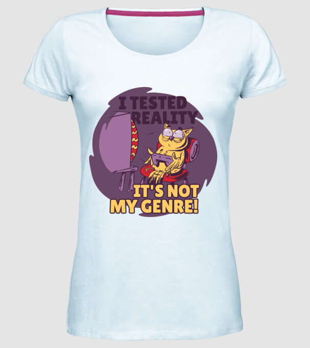 Bufnița Gamer model albastru deschis pe tricou