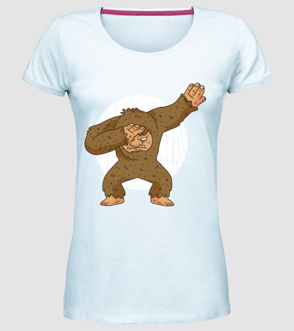 Jeti DAB model albastru deschis pe tricou