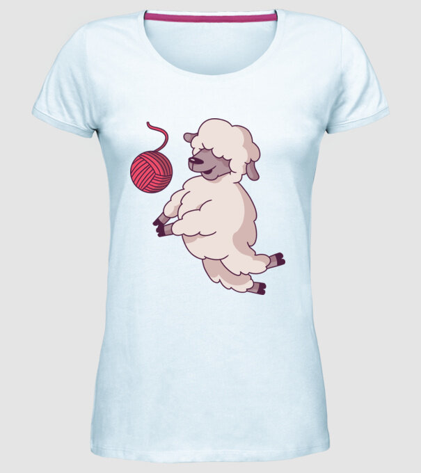 Miel voleibalist model albastru deschis pe tricou